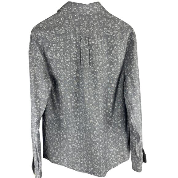 Original Penguin Button Down Gray & White Bowling Ball‎ & Pins Shirt Size Medium - Picture 2 of 9